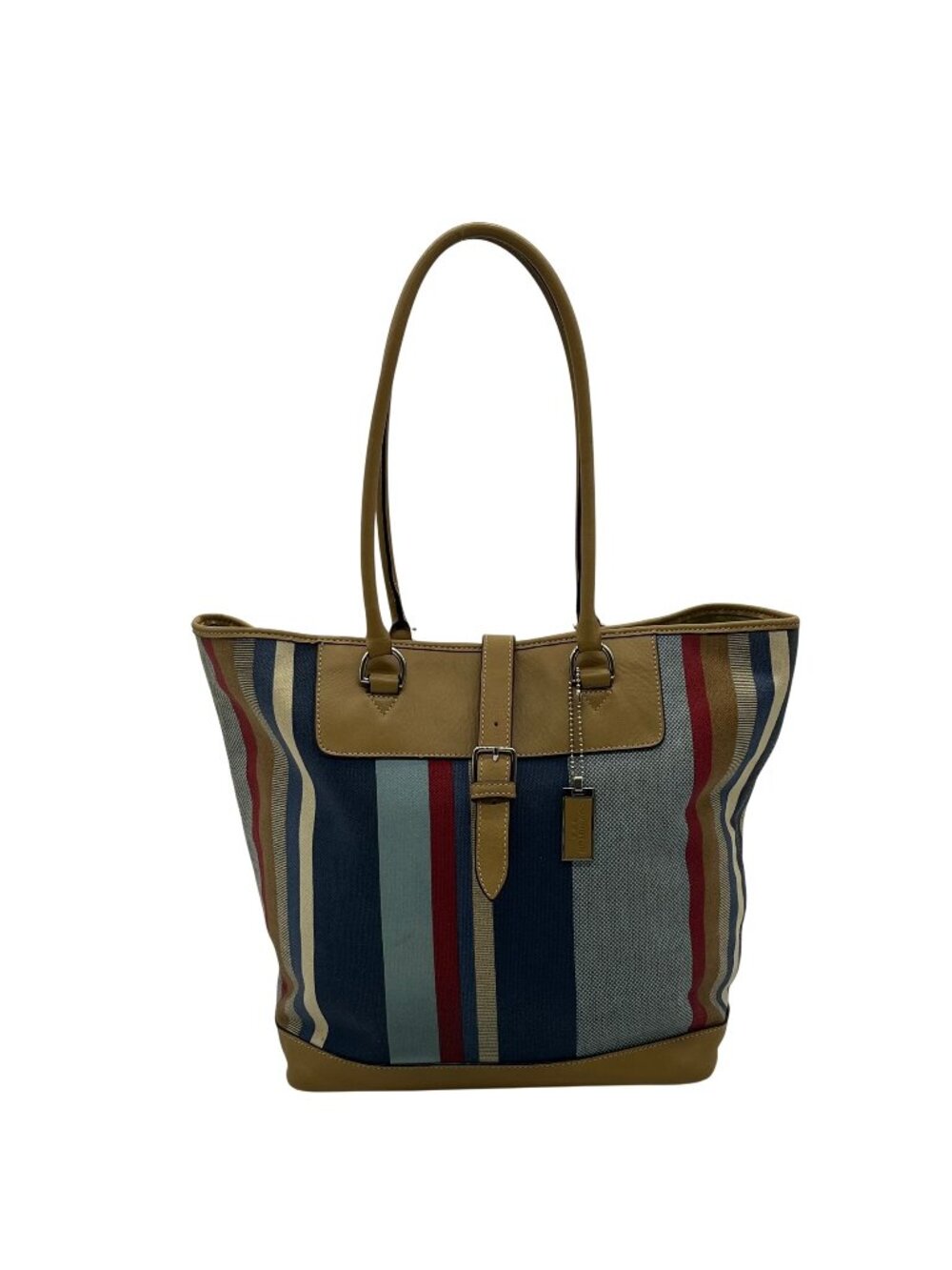 Covington Fabric Multi-Striped Tote Bag